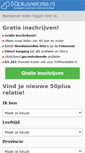 Mobile Screenshot of 50plusrelatie.nl